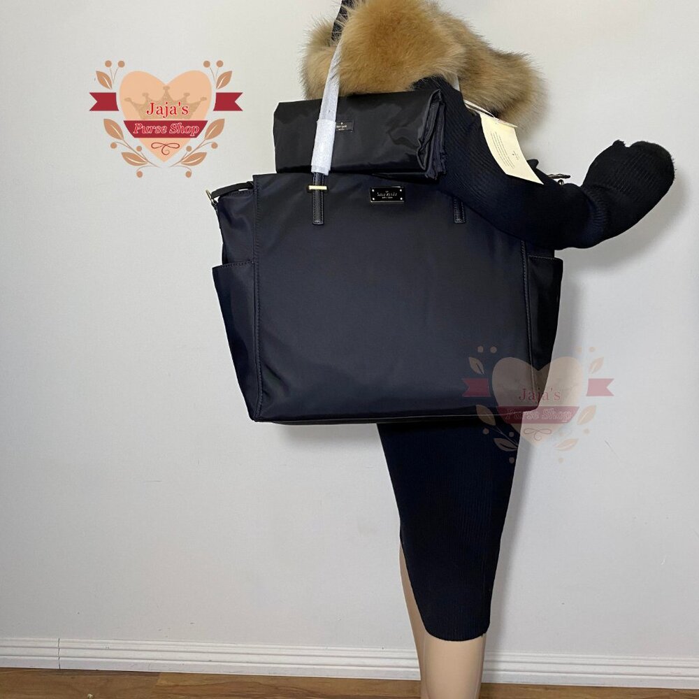 ❤️Kate Spade Nylon W/ PVC Leather Diaper Bag❤️ - Picture 15 of 17